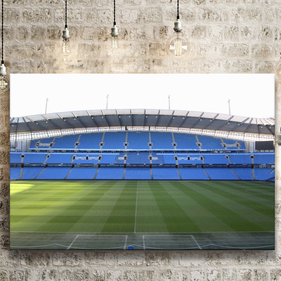 Etihad Stadium Canvas Prints Football,Sport Stadium Art Prints, Fan Gift, Wall Decor
