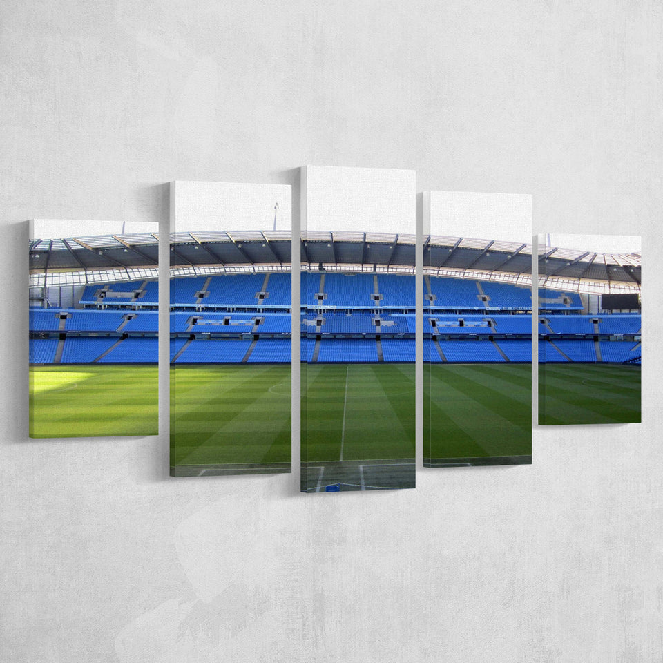 Etihad Stadium Canvas Prints Football,Multi Panels,Sport Stadium Art Prints, Fan Gift