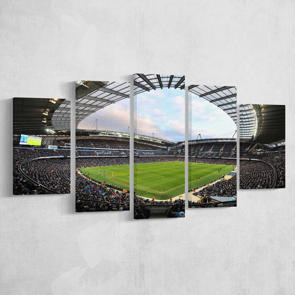 Etihad Stadium Wall Art,Multi Panels,Sport Stadium Art Prints, Fan Gift