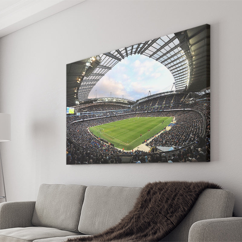Etihad Stadium Wall Art,Sport Stadium Art Prints, Fan Gift, Wall Decor
