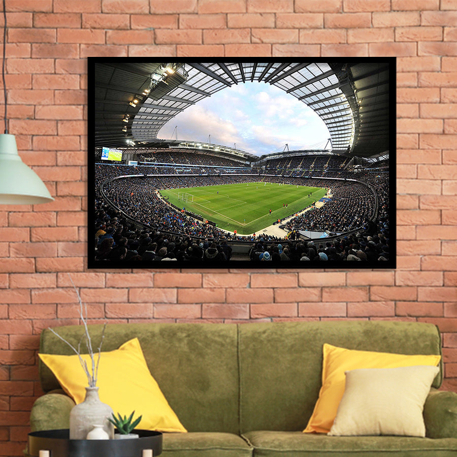 Etihad Stadium Wall Art,Sport Stadium Art Prints, Fan Gift, Wall Decor