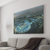 Etihad Stadium, Soccer, Aerial View, Football Stadium Canvas Prints Wall Art - Painting Canvas, Wall Decor, Fan Gift, Art Prints