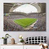 Etihad Wall Art Manchester City Stadium Canvas Prints Premier League,Sport Stadium Art Prints, Fan Gift, Wall Decor