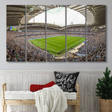 Etihad Wall Art Manchester City Stadium Canvas Prints Premier League,Multi Panels B,Sport Stadium Art Prints, Fan Gift