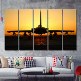 Eurofighter Typhoon Airbus A400M 5 Piece B Canvas Prints Wall Art Decor - Painting Canvas, Multi Panels