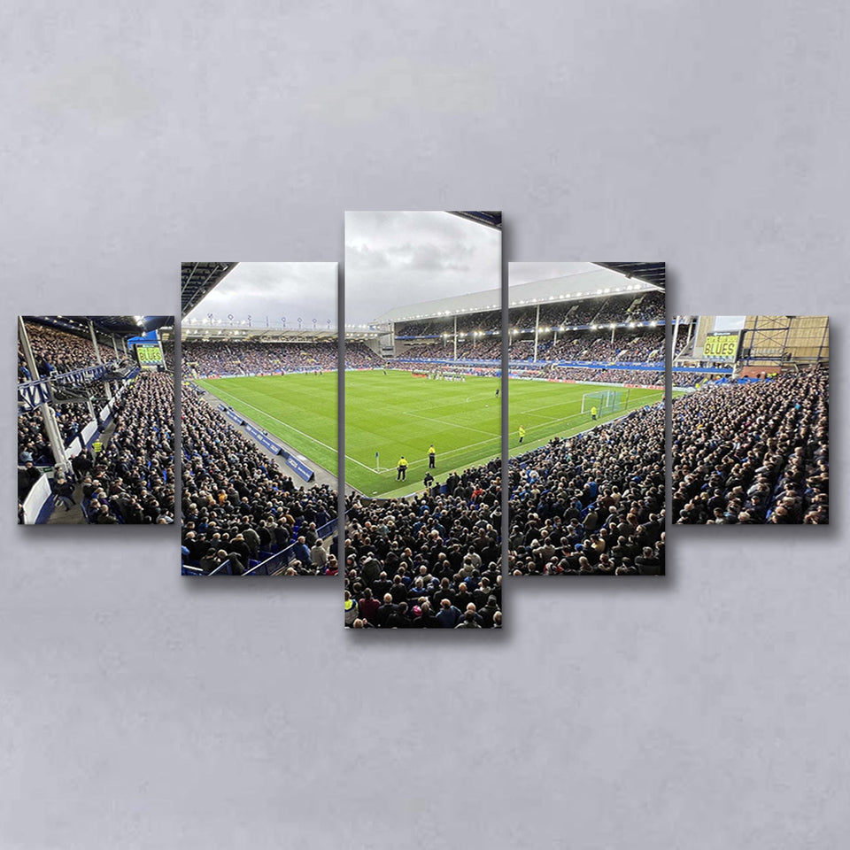 Everton Wall Art Goodison Park Stadium Canvas Prints Football Stadium,Multi Panels,Sport Stadium Art Prints, Fan Gift