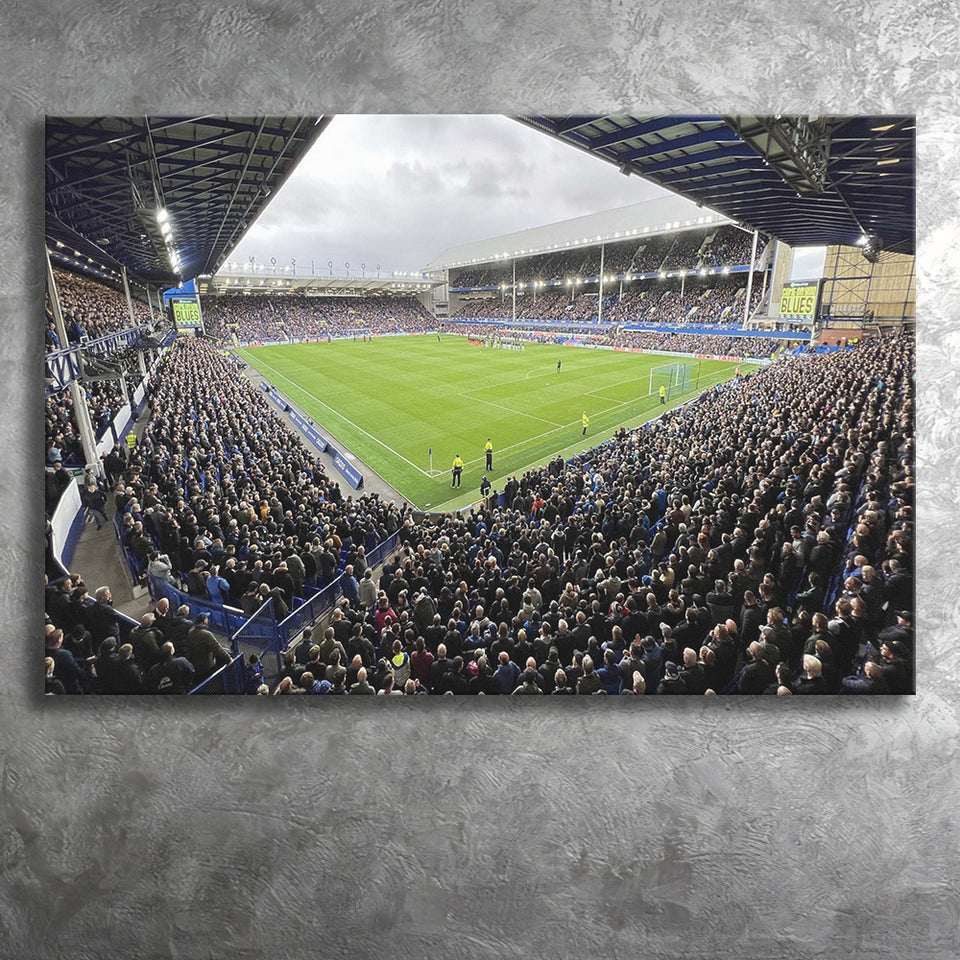 Everton Wall Art Goodison Park Stadium Canvas Prints Football Stadium,Sport Stadium Art Prints, Fan Gift, Wall Decor