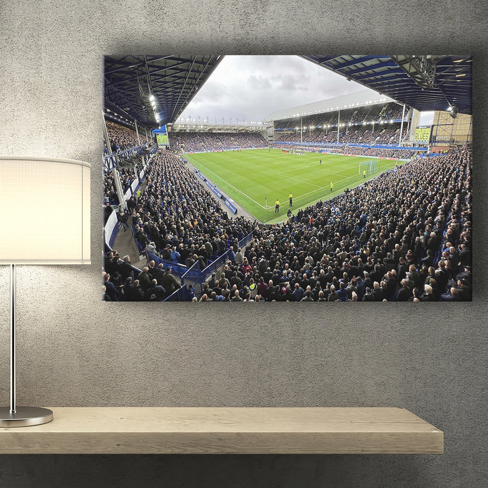 Everton Wall Art Goodison Park Stadium Canvas Prints Football Stadium,Sport Stadium Art Prints, Fan Gift, Wall Decor