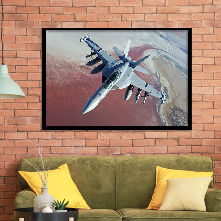 Expensive Military Plane Framed Art Prints Wall Decor - Painting Art, Framed Picture, Ready to Hang