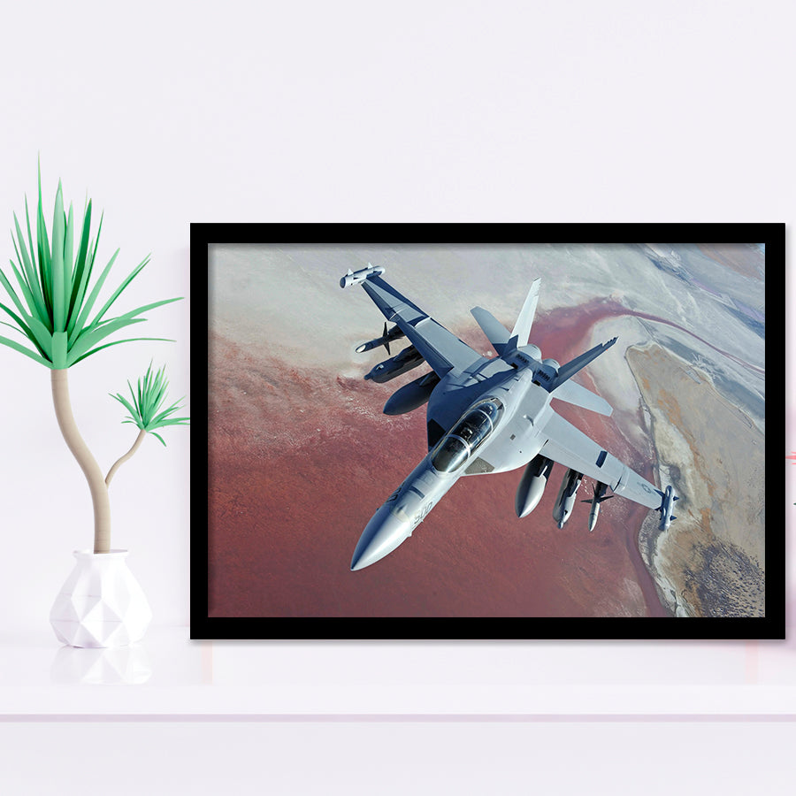 Expensive Military Plane Framed Art Prints Wall Decor - Painting Art, Framed Picture, Ready to Hang