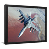Expensive Military Plane Framed Art Prints Wall Decor - Painting Art, Framed Picture, Ready to Hang