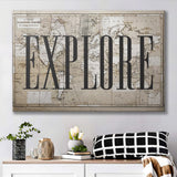 Explore Canvas Prints Wall Art - Painting Canvas,Office Business Motivation Art, Wall Decor