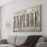 Explore Canvas Prints Wall Art - Painting Canvas,Office Business Motivation Art, Wall Decor