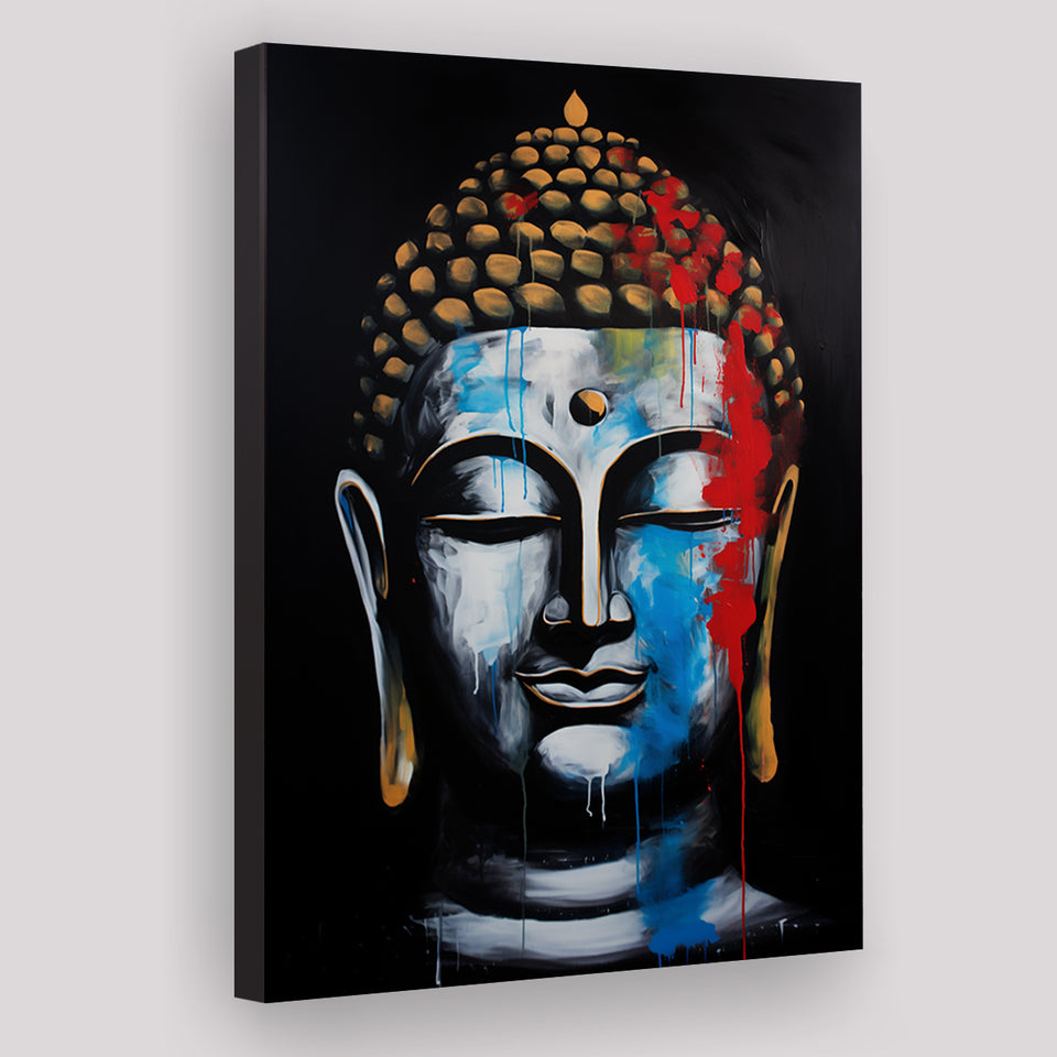 Expressionist Buddha Emotion Dynamic Luxury Art, Painting Art, Canvas Prints Wall Art Home Decor