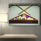 Extra Large Billiards, Billiards Canvas Prints Wall Art Home Decor - Painting Canvas, Ready to hang