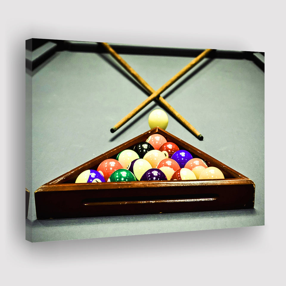 Extra Large Billiards, Billiards Canvas Prints Wall Art Home Decor - Painting Canvas, Ready to hang