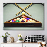 Extra Large Billiards, Billiards Canvas Prints Wall Art Home Decor - Painting Canvas, Ready to hang