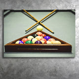 Extra Large Billiards, Billiards Canvas Prints Wall Art Home Decor - Painting Canvas, Ready to hang