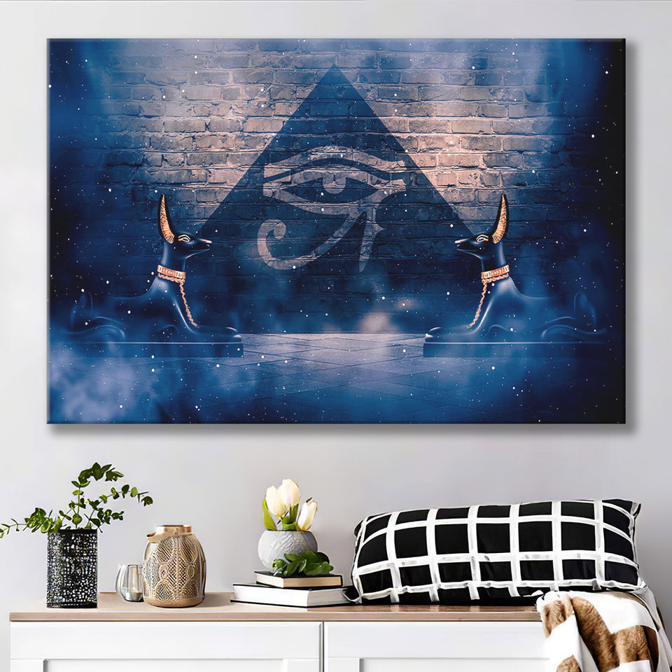 Eye Of Horus, Ancient Egypt Art Canvas Prints Wall Art, Home Living Room Decor, Large Canvas