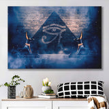 Eye Of Horus, Ancient Egypt Art Canvas Prints Wall Art, Home Living Room Decor, Large Canvas