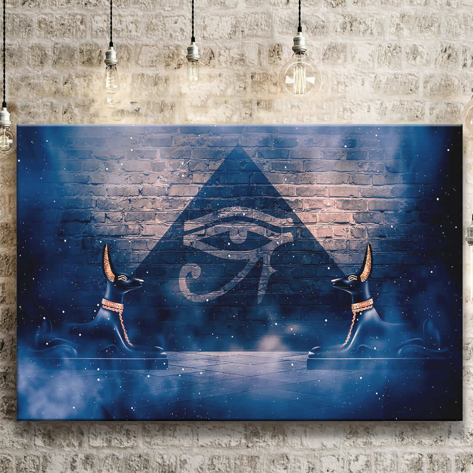 Eye Of Horus, Ancient Egypt Art Canvas Prints Wall Art, Home Living Room Decor, Large Canvas