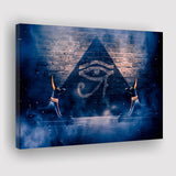 Eye Of Horus, Ancient Egypt Art Canvas Prints Wall Art, Home Living Room Decor, Large Canvas