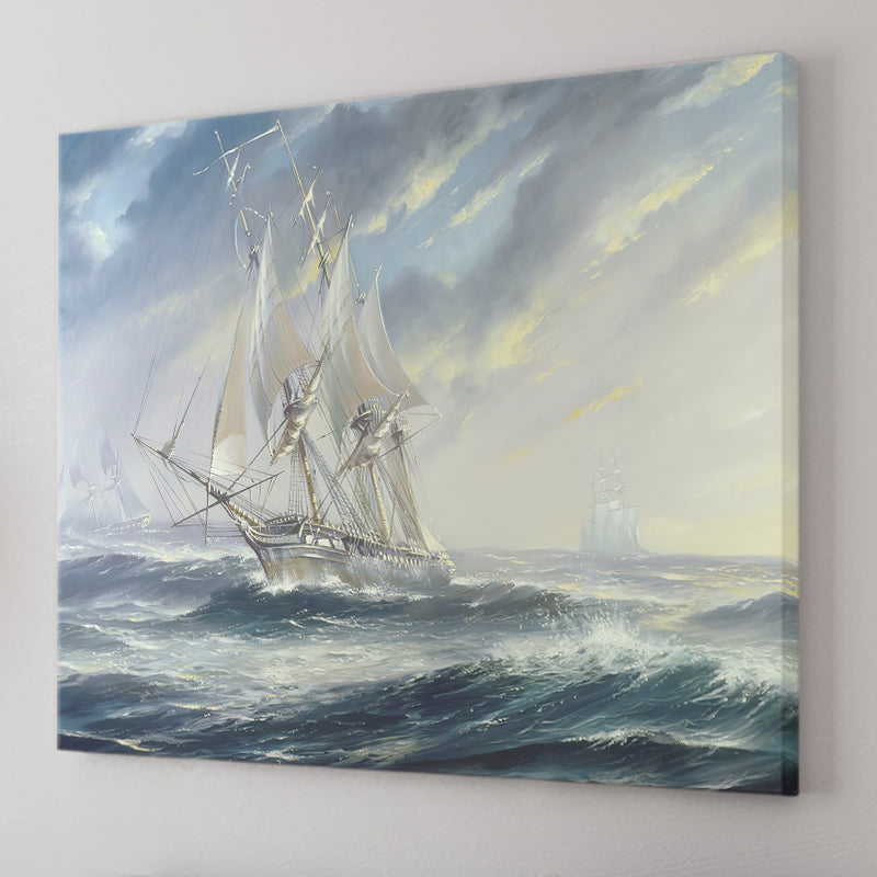 Eyes Of The Fleet 38 Gun Frigate Canvas Wall Art - Canvas Prints, Prints For Sale, Painting Canvas,Canvas On Sale