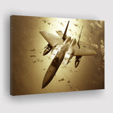 F 15 Eagle Plane Canvas Fighter Squadron Aircraft Canvas Prints Wall Art Decor - Painting Canvas, Art Prints, Ready to Hang