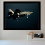 F 35A From The 33Rd Fighter Wing At Eglin Air Force Base Framed Art Prints Wall Decor - Painting Art, Framed Picture, Ready to Hang