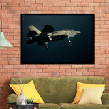 F 35A From The 33Rd Fighter Wing At Eglin Air Force Base Framed Art Prints Wall Decor - Painting Art, Framed Picture, Ready to Hang
