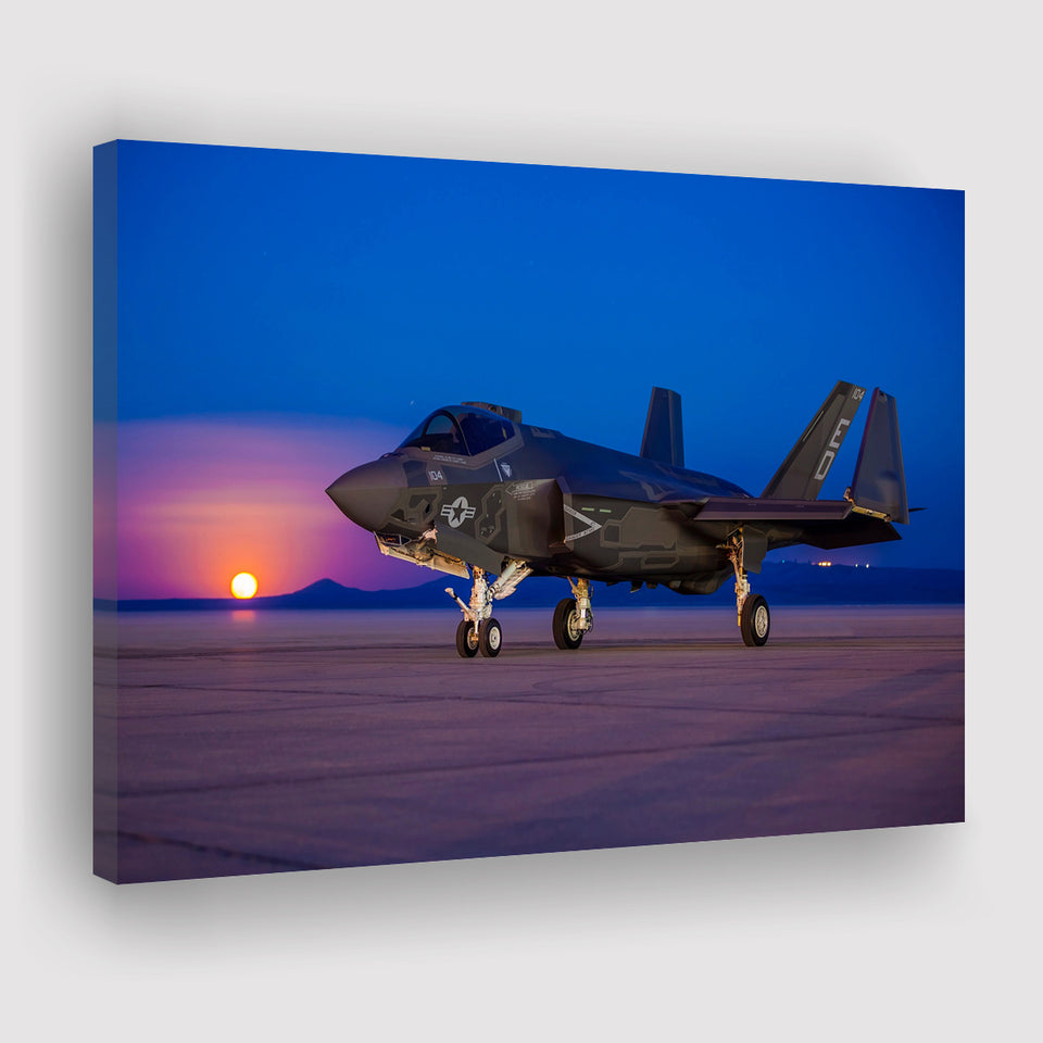 F 35 Id Lightning Military Aircraft Canvas Canvas Prints Wall Art Decor - Painting Canvas, Art Prints, Ready to Hang