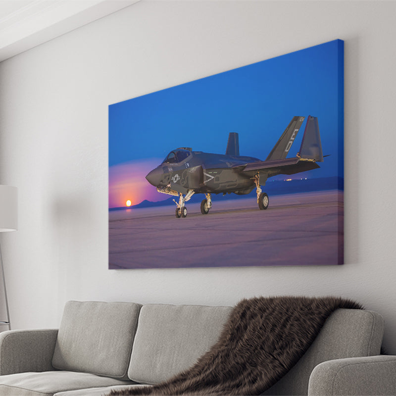 F 35 Id Lightning Military Aircraft Canvas Canvas Prints Wall Art Decor - Painting Canvas, Art Prints, Ready to Hang