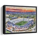 FBC Mortgage Stadium Central Florida Stadium Art Watercolor, Sport Art Prints Fan Gift, Framed Canvas Prints Wall Art Decor