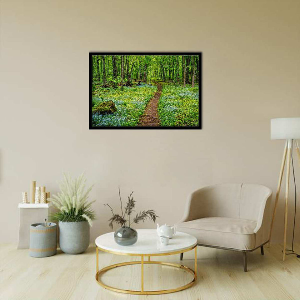 FOREST FLOOR-Forest art, Art print, Plexiglass Cover