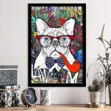 Frenchie Life Dog Pet House Decor Framed Art Print Wall Decor - Painting Art, Wall Art, Framed Picture, Black Frame