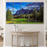 Fairmont Banff Springs Golf Course, Stanley Thompson, Canada, 5 Panels Extra Large Canvas Prints Wall Art Decor