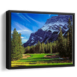 Fairmont Banff Springs Golf Course, Stanley Thompson, Canada, Golf Art Print, Framed Canvas Prints Wall Art Decor, Floating Frame