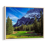Fairmont Banff Springs Golf Course, Stanley Thompson, Canada, Golf Art Print, Framed Canvas Prints Wall Art Decor, Floating Frame