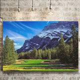 Fairmont Banff Springs Golf Course, Stanley Thompson, Canada, Golf Art Print, Golf Lover, Canvas Prints Wall Art Decor