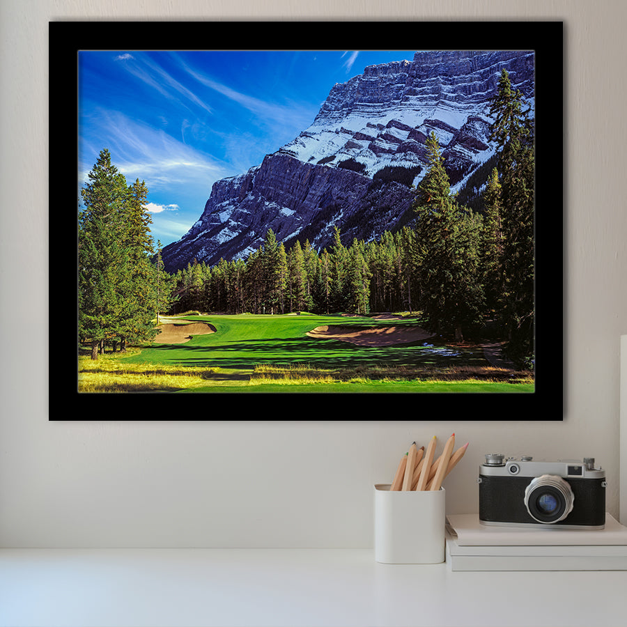 Fairmont Banff Springs Golf Course, Stanley Thompson, Canada, Golf Sport Print, Golf Lover, Framed Art Prints Home Decor