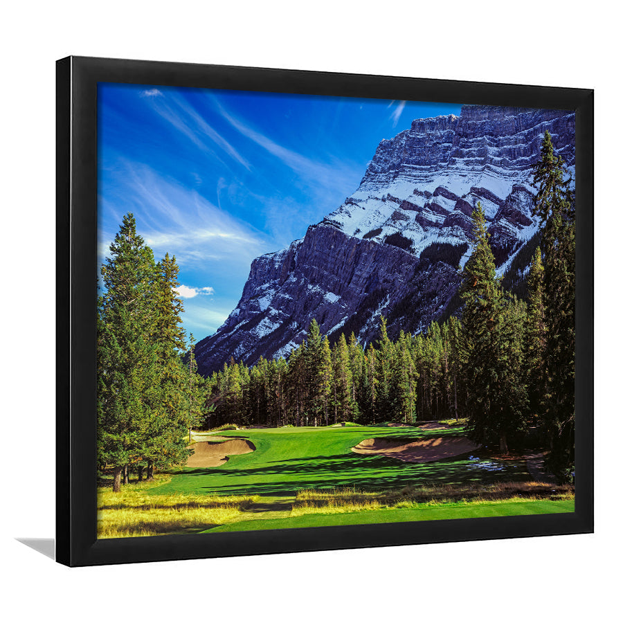 Fairmont Banff Springs Golf Course, Stanley Thompson, Canada, Golf Sport Print, Golf Lover, Framed Art Prints Home Decor