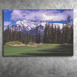 Fairmont Banff Springs Golf Course,Stanley Thompson Course Hole 01, Golf Art Print, Golf Lover, Canvas Prints Wall Art Decor