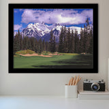 Fairmont Banff Springs Golf Course,Stanley Thompson Course Hole 01, Golf Sport Print, Golf Lover, Framed Art Prints Home Decor