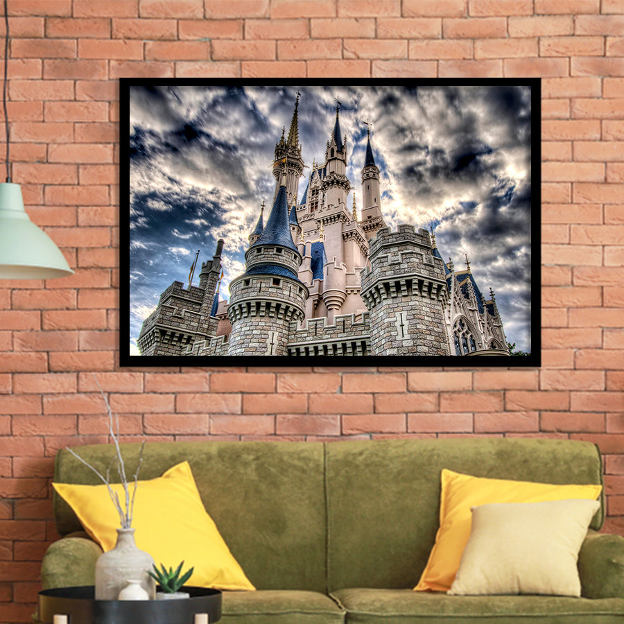 Fairy Castle Framed Art Prints Wall Art Decor, Framed Picture, Home Decor