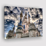 Fairy Castle Canvas Prints Wall Art Decor - Painting Canvas,Home Decor, Ready to Hang
