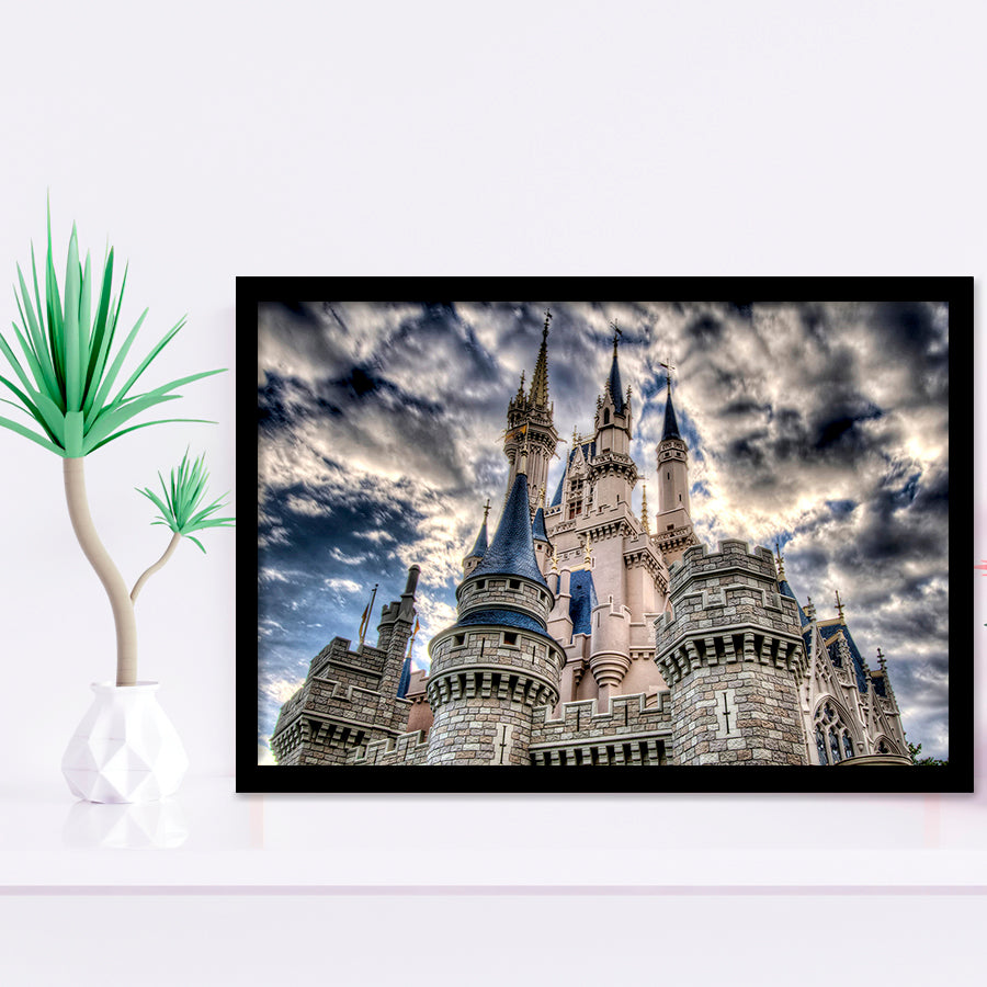 Fairy Castle Framed Art Prints Wall Art Decor, Framed Picture, Home Decor