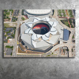 Falcons Stadium, Stadium Canvas, Sport Art, Gift for him, Fan Gift, Canvas Prints Wall Art Decor