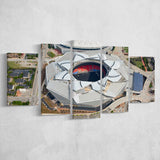 Falcons Stadium, Stadium Canvas, Sport Art, Large Canvas, Multi Panels, Canvas Prints Wall Art Decor