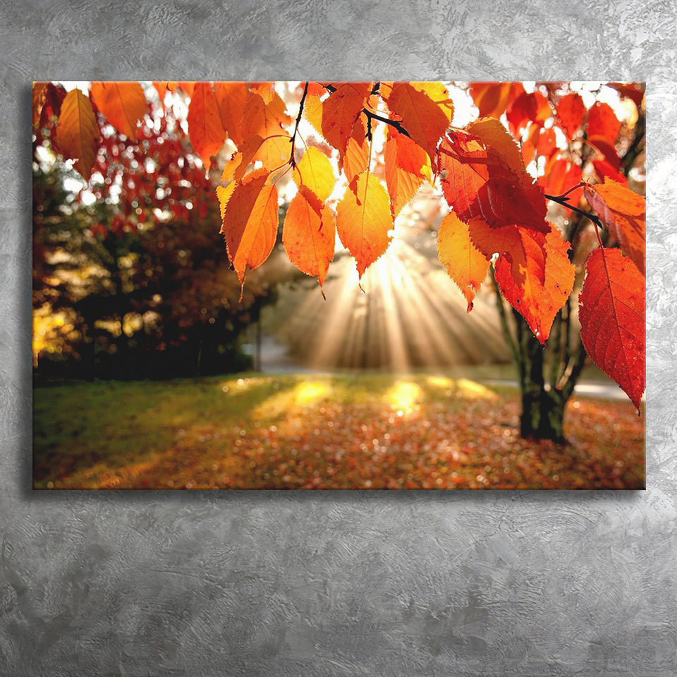 Fall Leaves Canvas  Canvas Prints Wall Art - Painting Canvas, Wall Decor, Canvas Art, For Sale