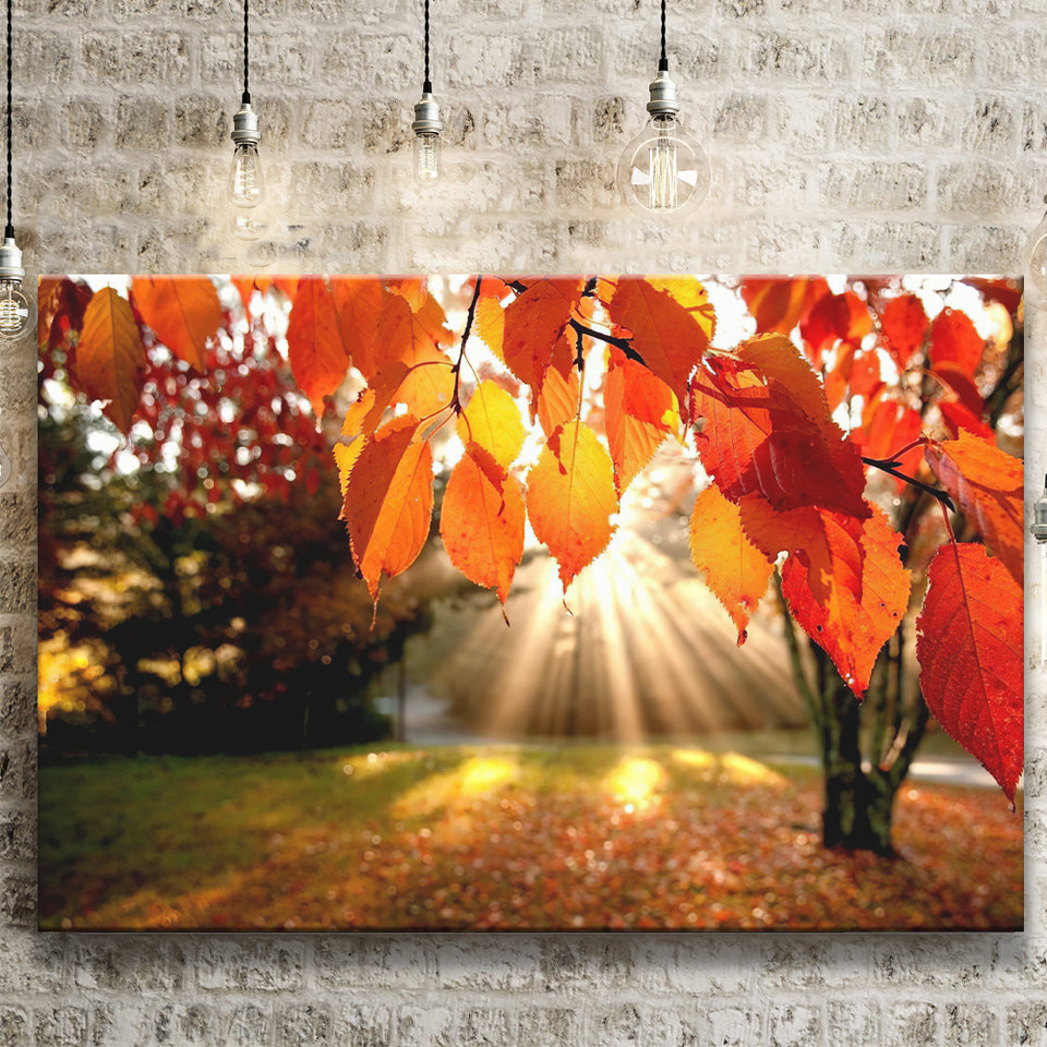 Fall Leaves Canvas  Canvas Prints Wall Art - Painting Canvas, Wall Decor, Canvas Art, For Sale